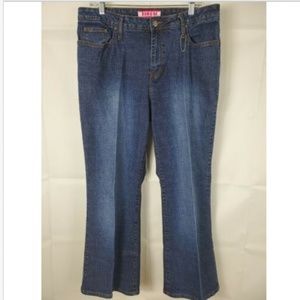 NEW Zana Di Womens Flare Jeans 18P 18 Petite Blue